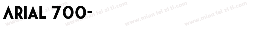 Arial 700字体转换
